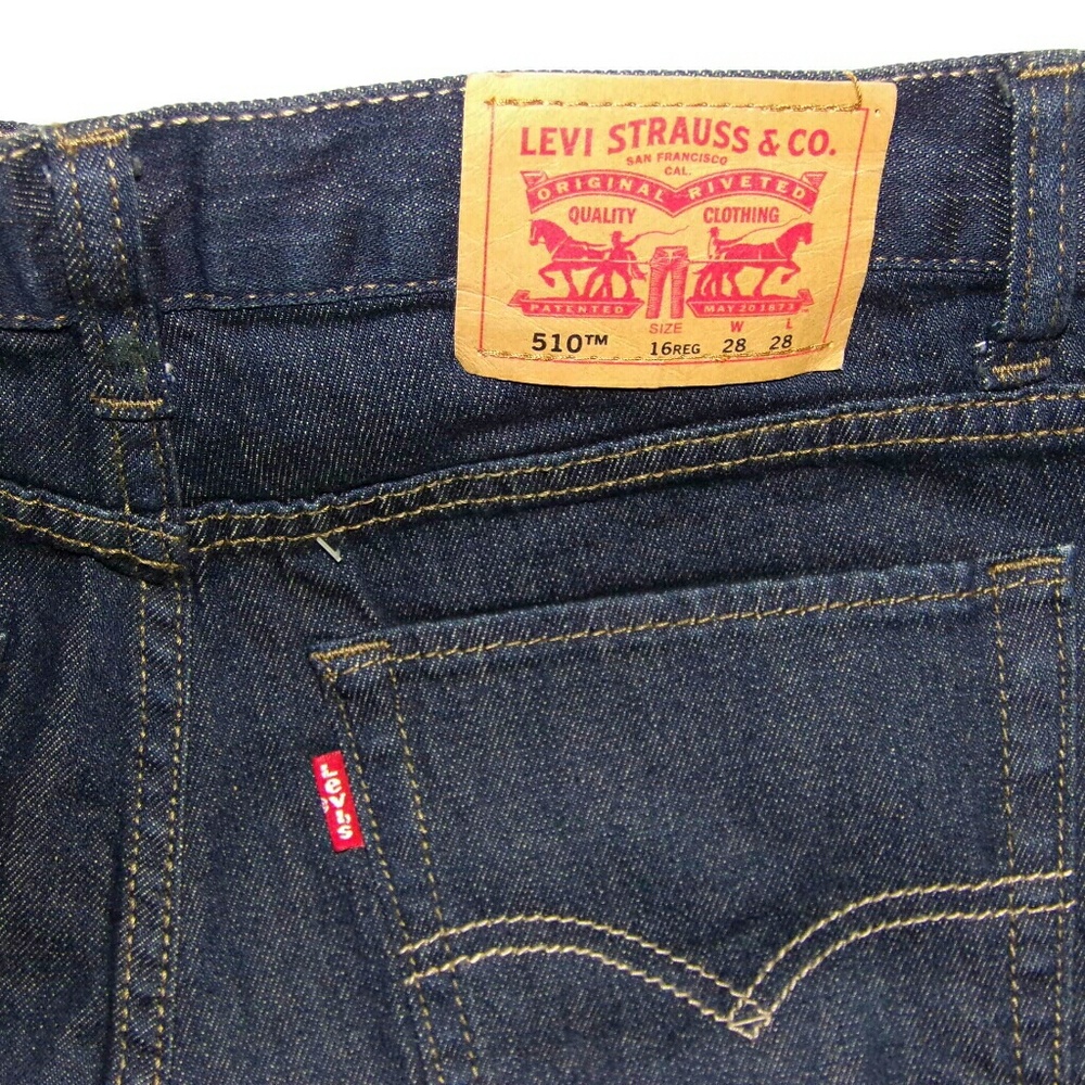 Levi's 510 skinny jeans sz 16 reg. 28 x 28